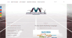 Desktop Screenshot of lernersportsmarketing.com